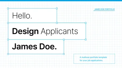 Blue Modern Portfolio Resume Presentation