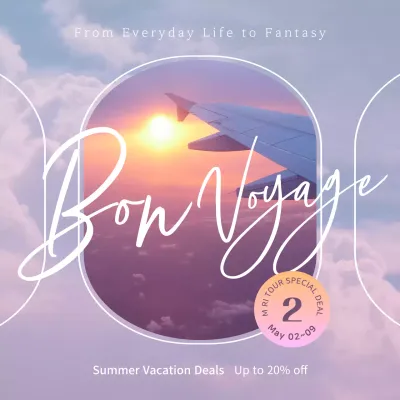 Promote calm travel in purple