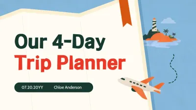 Blue Simple Travel Planner Presentation