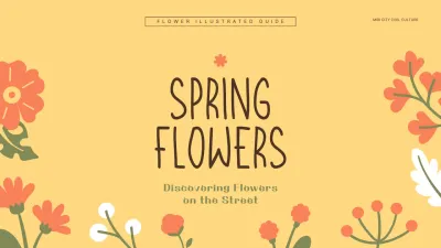 Introduction to charming yellow and orange spring flowers