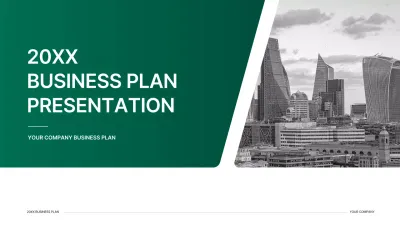Green Modern Business Presentation