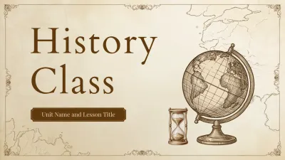 Brown Vintage History Class