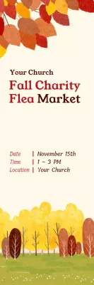 Orange Traditional Picnic Invitation Banner