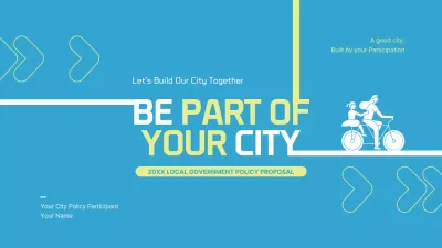 Blue Modern City Promotion YouTube Thumbnail